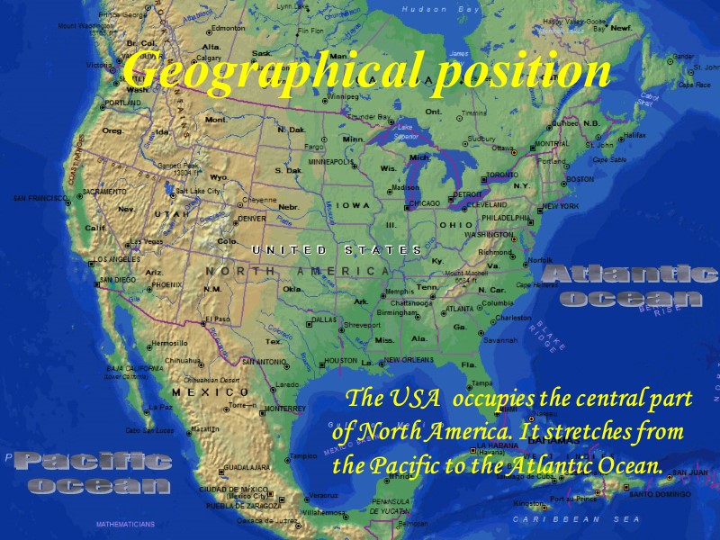 Pacific  ocean Atlantic ocean         